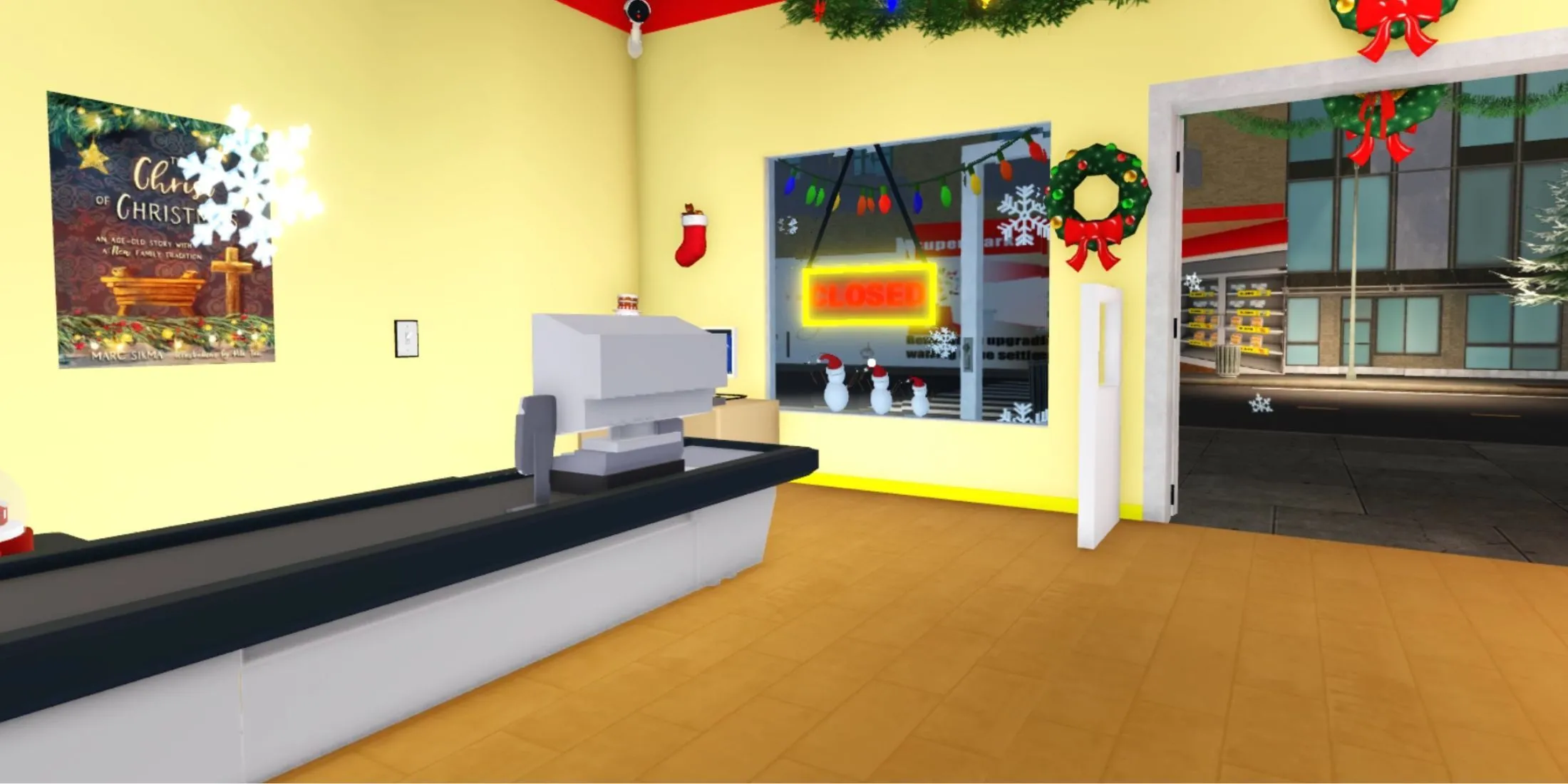 Toàn cảnh siêu thị được nâng cấp trong Supermarket Simulator